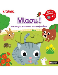 Miaou ! mon imagier sonore des animaux familiers
