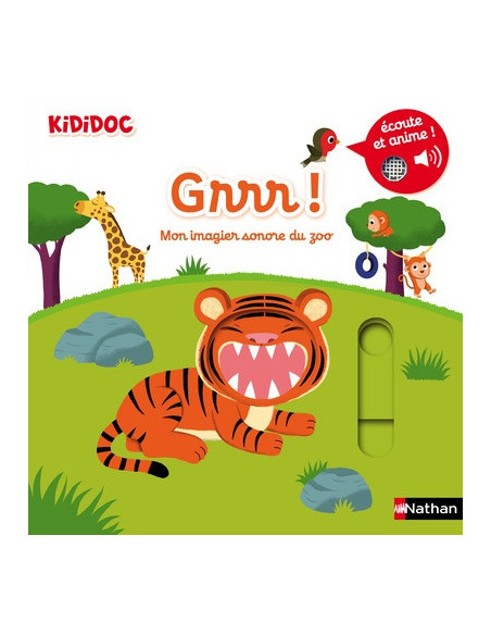 Grrr ! mon imagier sonore et anime du zoo