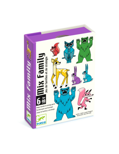 Jeu de cartes - mix familly - djeco