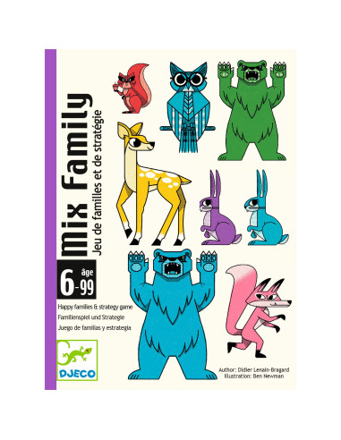 Jeu de cartes - mix familly - djeco