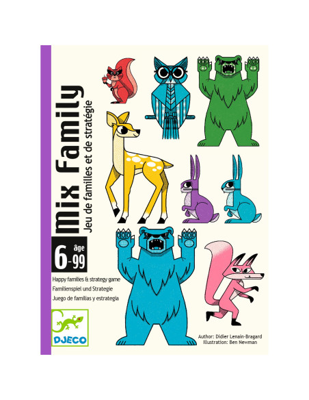 Jeu de cartes - mix familly - djeco