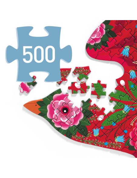 Puzz'art - bird - 500 pcs - djeco