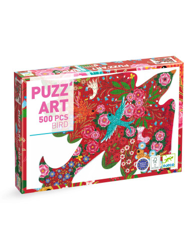 Puzz'art - bird - 500 pcs - djeco
