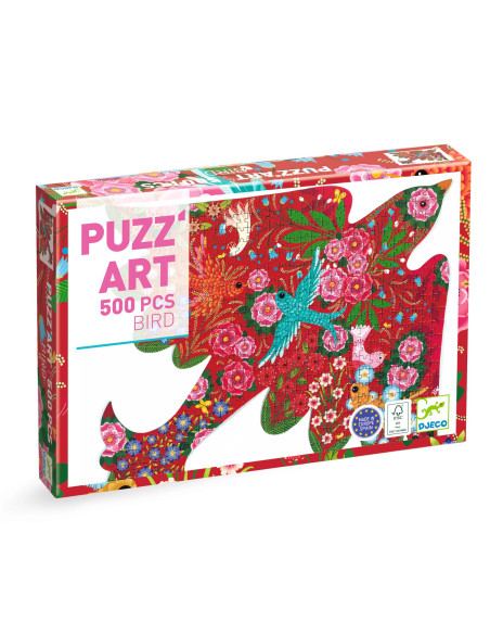 Puzz'art - bird - 500 pcs - djeco