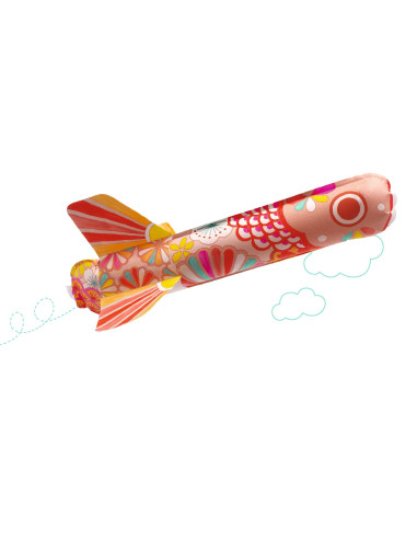 Poissons volants diy - koinobori - djeco