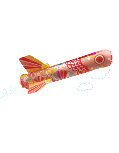 Poissons volants diy - koinobori - djeco