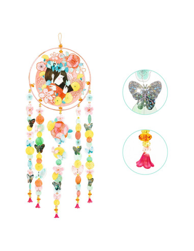 Capteur de soleil a creer diy - la ronde des papillons - djeco