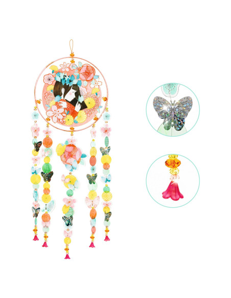 Capteur de soleil a creer diy - la ronde des papillons - djeco