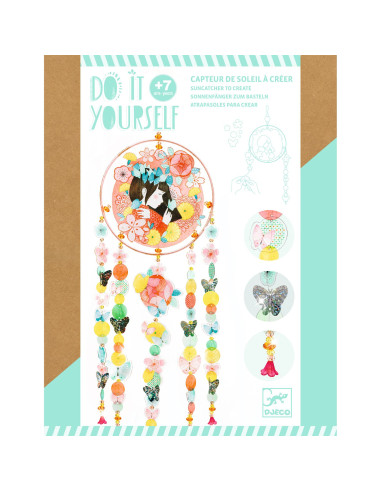 Capteur de soleil a creer diy - la ronde des papillons - djeco