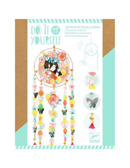 Capteur de soleil a creer diy - la ronde des papillons - djeco