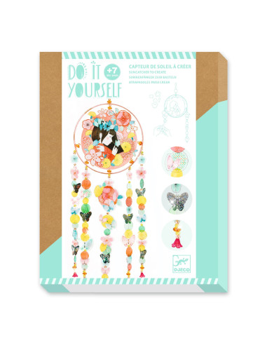 Capteur de soleil a creer diy - la ronde des papillons - djeco