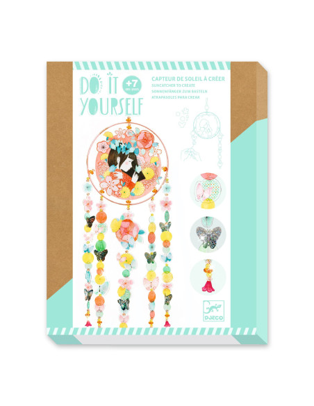 Capteur de soleil a creer diy - la ronde des papillons - djeco