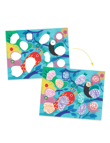 Coloriages pour les petits - piou piou - djeco