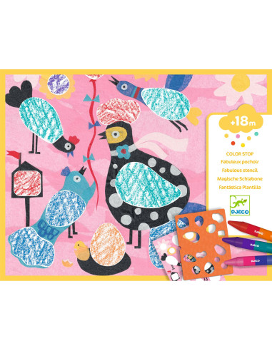 Coloriages pour les petits - piou piou - djeco