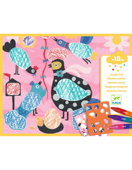 Coloriages pour les petits - piou piou - djeco
