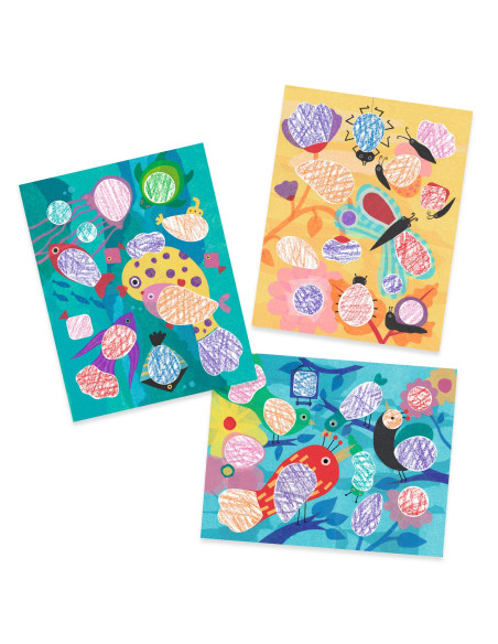 Coloriages pour les petits - piou piou - djeco