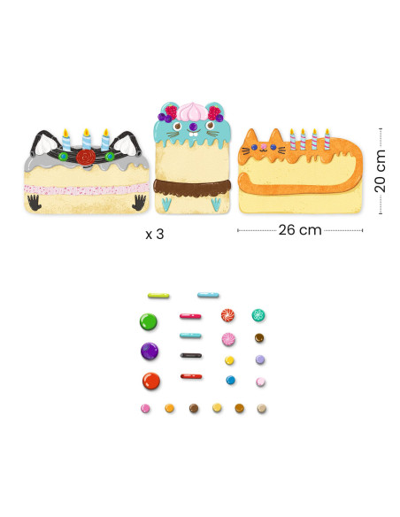 Mosaiques - cakes et bombecs - djeco