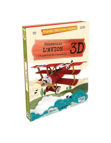 Voyage, découvre, explore - L'Avion 3D 