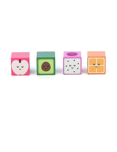 Cubes sonores fruits                    