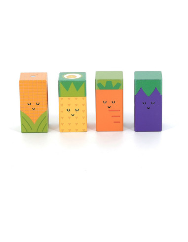 Cubes sonores fruits                    