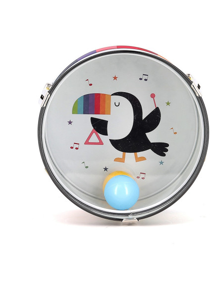 Tambour en métal arc-en-ciel - andy westface - vilac