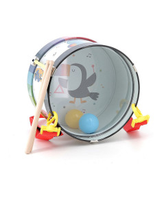 Tambour en métal arc-en-ciel - andy westface - vilac 2