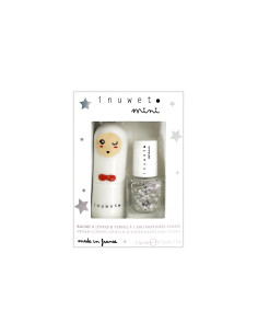 Inuwet duo baume barbe a papa vernis top coat etoile