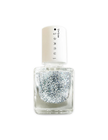 Inuwet vernis a ongles kids argent - parfum vanille