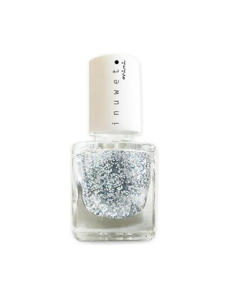 Inuwet vernis a ongles kids argent - parfum vanille