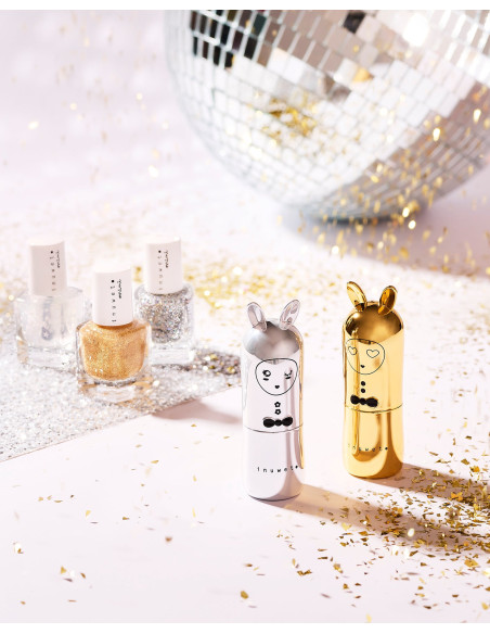 Inuwet vernis a ongles kids argent - parfum vanille