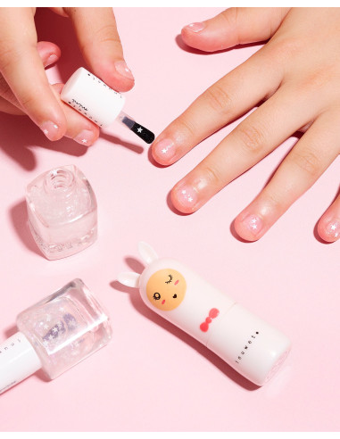 Inuwet vernis a ongles kids argent - parfum vanille