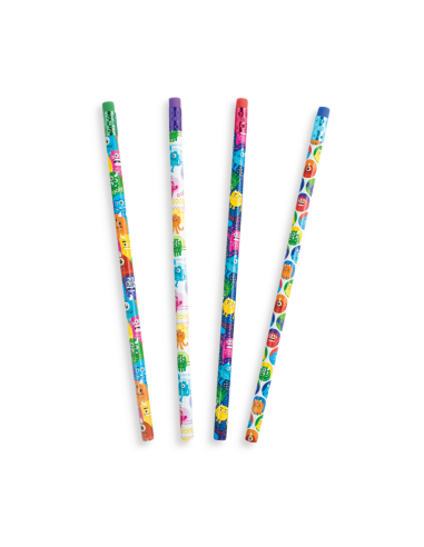 12 crayons a papier monstres - ooly