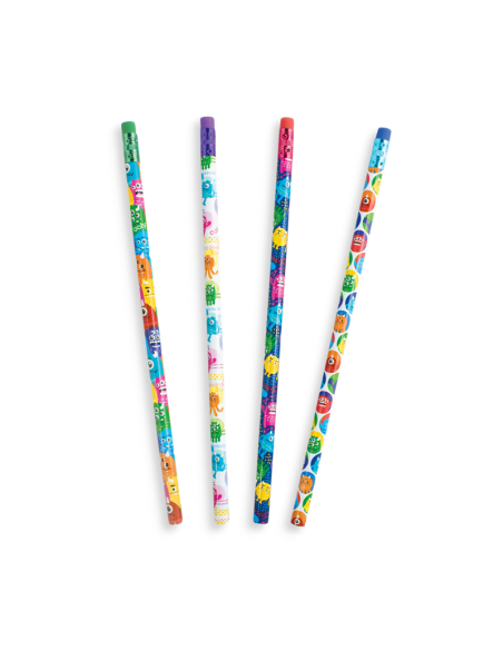 12 crayons a papier monstres - ooly