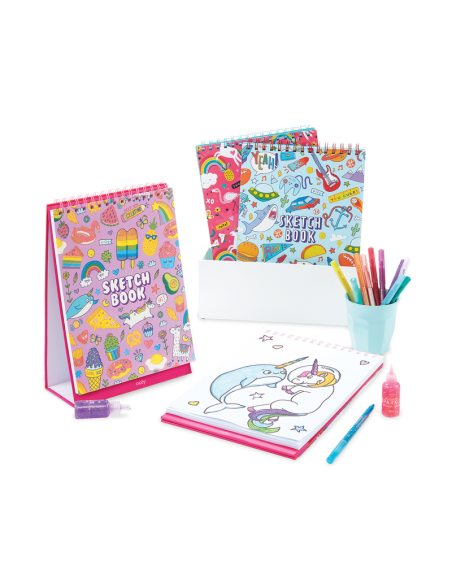 Carnet de croquis debout - griffonnages impressionnants - ooly