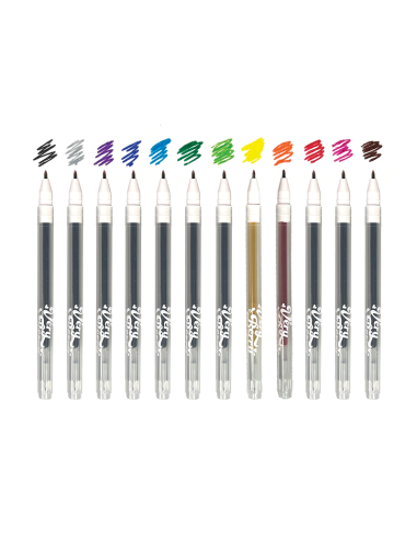 12 stylos gel parfumes a la fraise - ooly