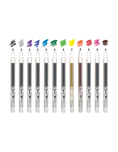 12 stylos gel parfumes a la fraise - ooly