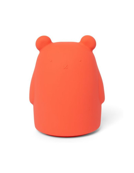 Little l - tirelire ours corail