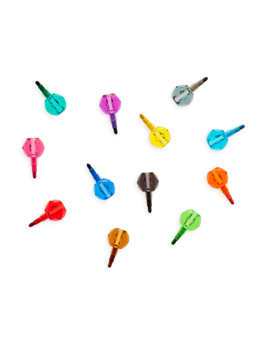 Crayons de cire empilables diamant - ooly