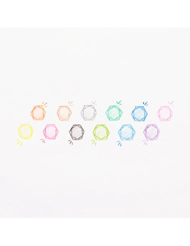 Crayons de cire empilables diamant - ooly
