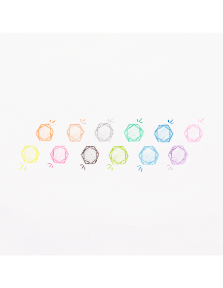 Crayons de cire empilables diamant - ooly