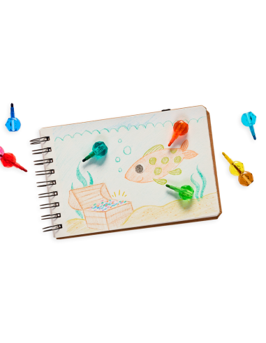 Crayons de cire empilables diamant - ooly
