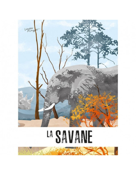 La Savane. Le Lion 3D (JULY 2019)