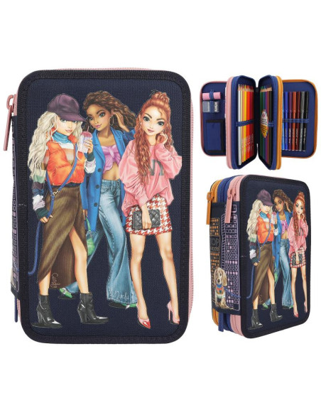 Topmodel trousse 3 compartiments city girls