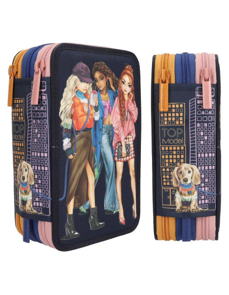 Topmodel trousse 3 compartiments city girls