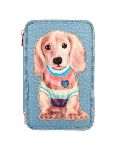 Topmodel trousse 3 compartiments chien city girls