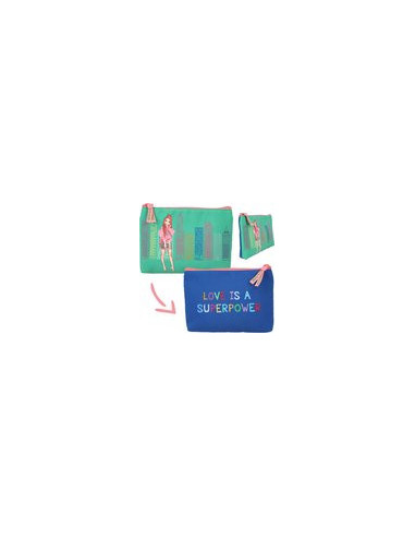 Topmodel trousse de toilette avec écriture city girls