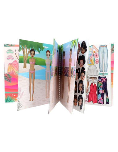 Topmodel dress me up album stickers holidays