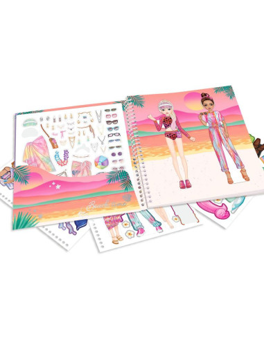Topmodel dress me up album stickers holidays