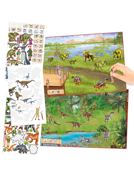 Dino world album create your dino zoo