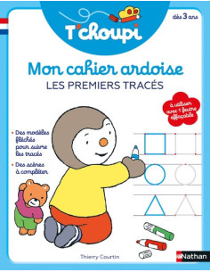 Tchoupi mon cahier ardoise - 1ers traces